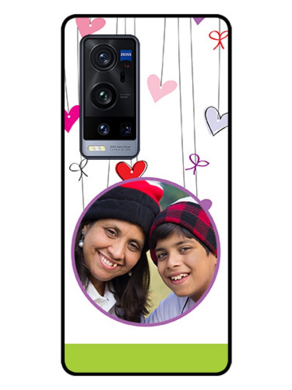 Custom Vivo X60 Pro Plus 5G Photo Printing on Glass Case - Cute Kids Phone Case Design