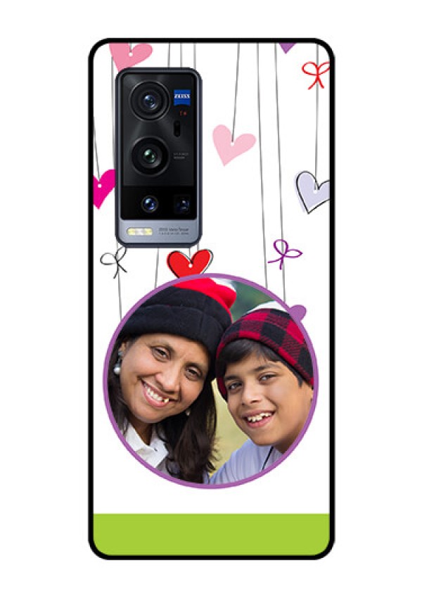 Vivo X60 Pro Plus 5G Photo Printing on Glass Case - Cute Kids Phone Case Design