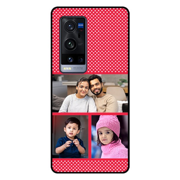 Vivo X60 Pro Plus 5G Personalized Glass Phone Case - Bulk Pic Upload Design