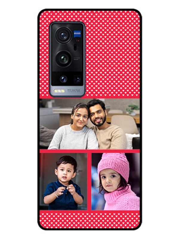 Custom Vivo X60 Pro Plus 5G Personalized Glass Phone Case - Bulk Pic Upload Design