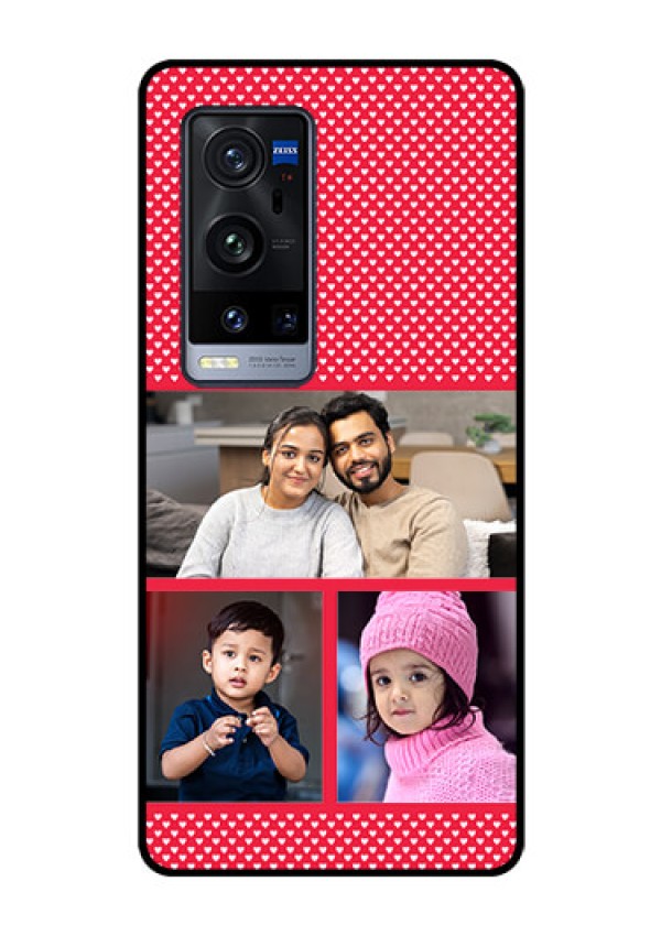 Vivo X60 Pro Plus 5G Personalized Glass Phone Case - Bulk Pic Upload Design