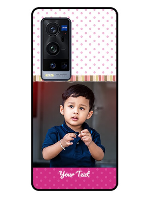 Custom Vivo X60 Pro Plus 5G Photo Printing on Glass Case - Cute Girls Cover Design