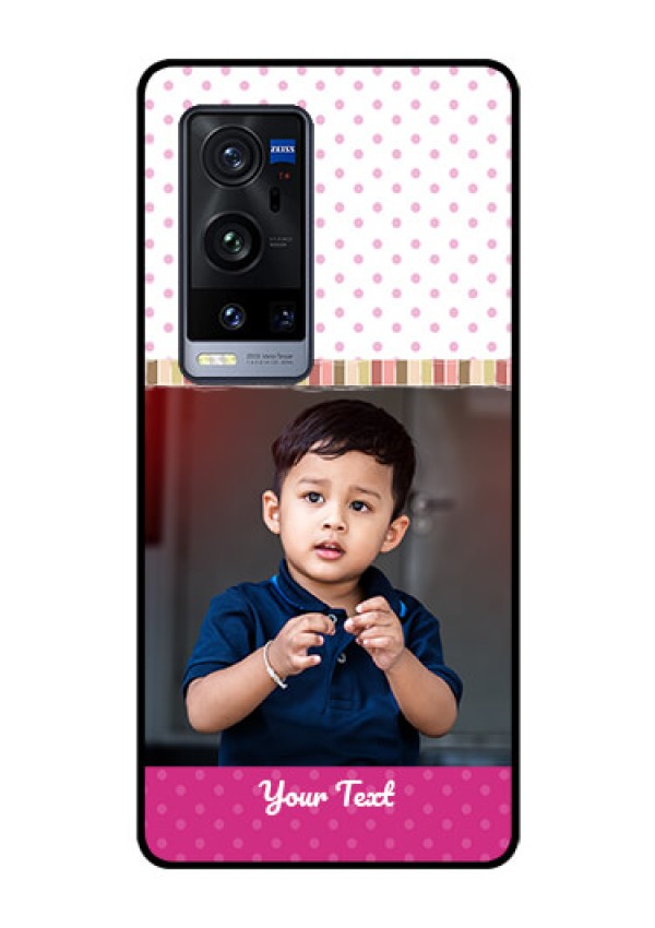 Vivo X60 Pro Plus 5G Photo Printing on Glass Case - Cute Girls Cover Design