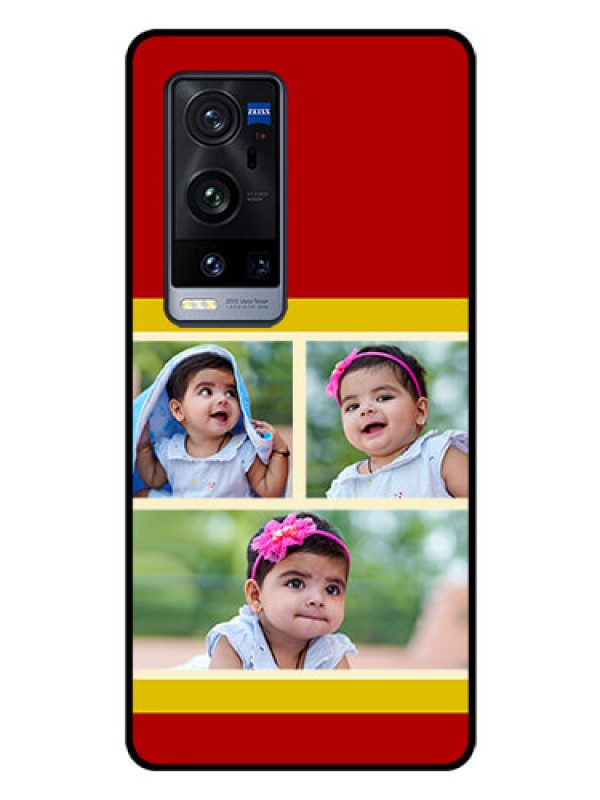 Custom Vivo X60 Pro Plus 5G Custom Glass Mobile Case - Multiple Pic Upload Design