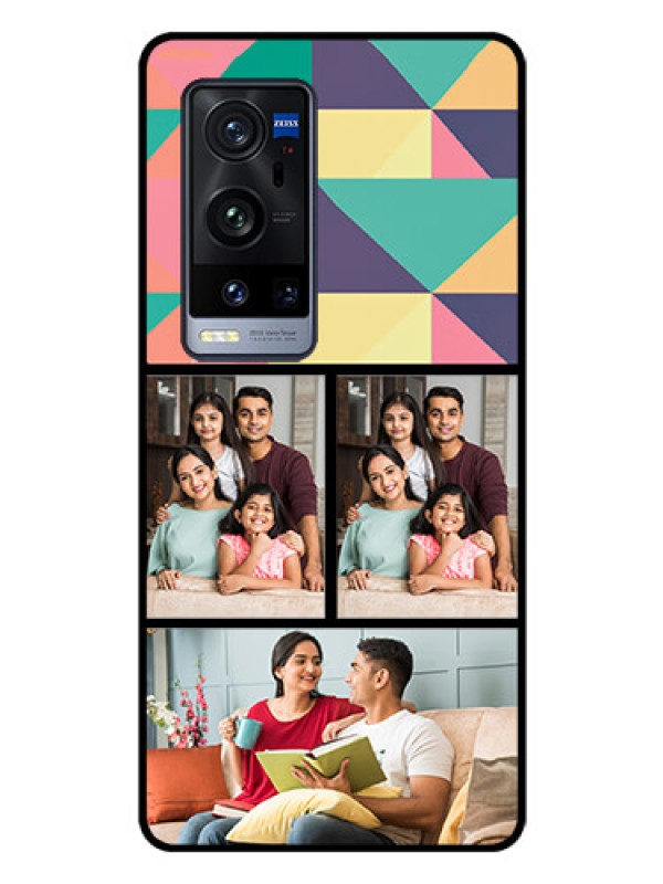 Custom Vivo X60 Pro Plus 5G Custom Glass Phone Case - Bulk Pic Upload Design