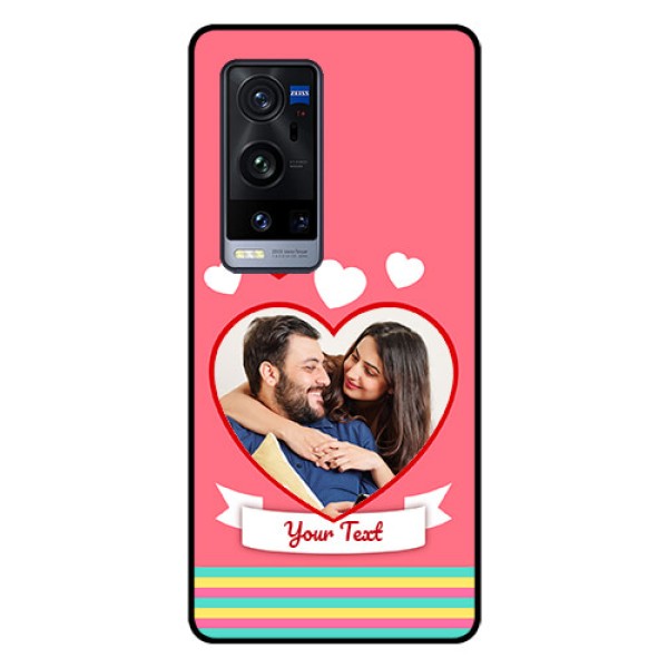 Vivo X60 Pro Plus 5G Photo Printing on Glass Case - Love Doodle Design