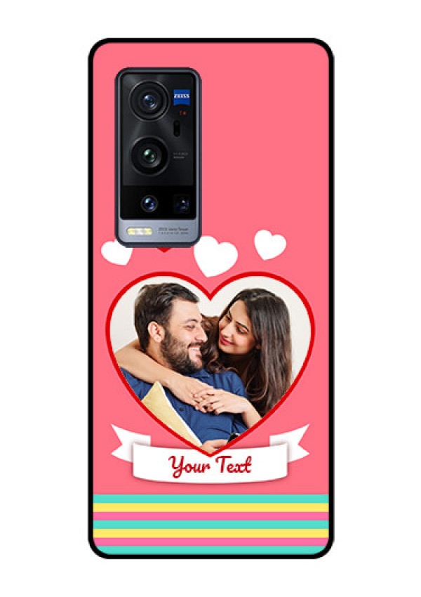 Vivo X60 Pro Plus 5G Photo Printing on Glass Case - Love Doodle Design