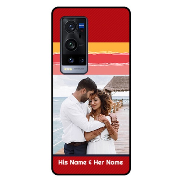 Vivo X60 Pro Plus 5G Custom Glass Mobile Case - Colorful Case Design