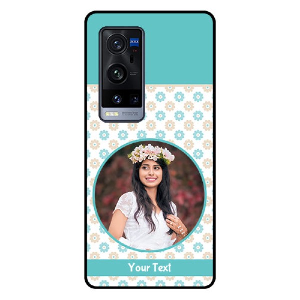 Vivo X60 Pro Plus 5G Custom Glass Mobile Case - Beautiful Flowers Design