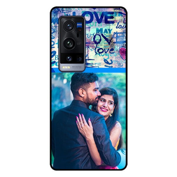 Vivo X60 Pro Plus 5G Custom Glass Mobile Case - Colorful Love Design