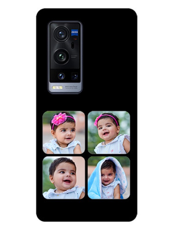 Custom Vivo X60 Pro Plus 5G Photo Printing on Glass Case - Multiple Pictures Design