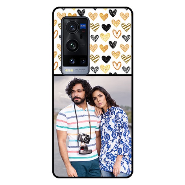 Vivo X60 Pro Plus 5G Photo Printing on Glass Case - Love Symbol Design