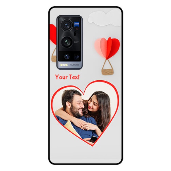 Vivo X60 Pro Plus 5G Custom Glass Mobile Case - Parachute Love Design