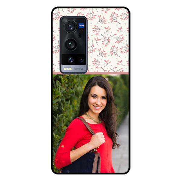 Vivo X60 Pro Plus 5G Custom Glass Phone Case - Premium Floral Design