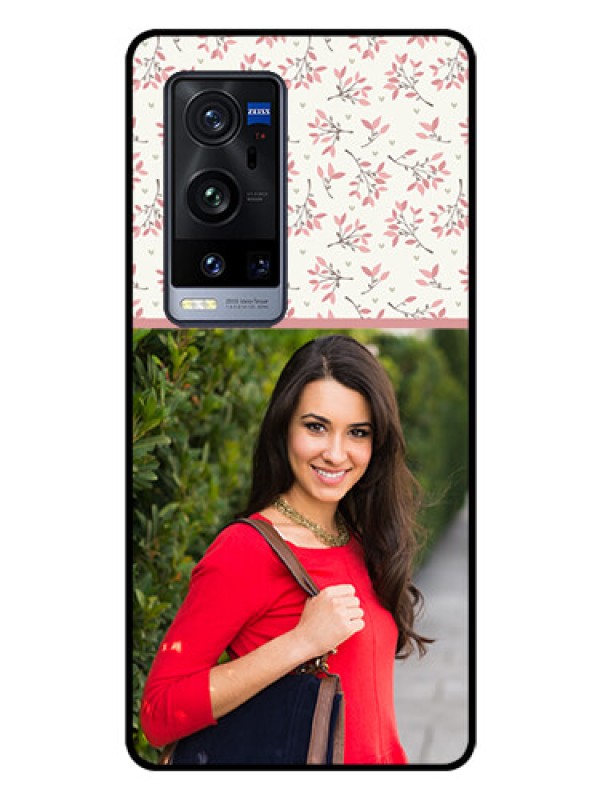 Custom Vivo X60 Pro Plus 5G Custom Glass Phone Case - Premium Floral Design