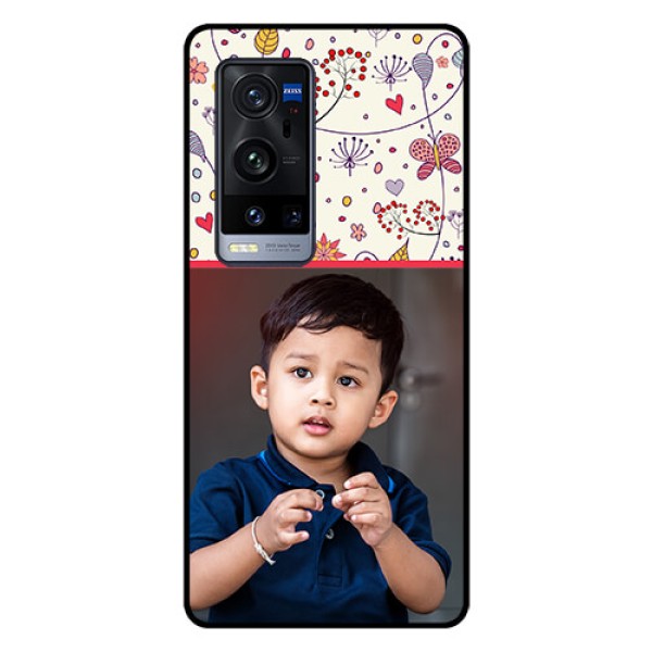 Vivo X60 Pro Plus 5G Custom Glass Mobile Case - Premium Floral Design