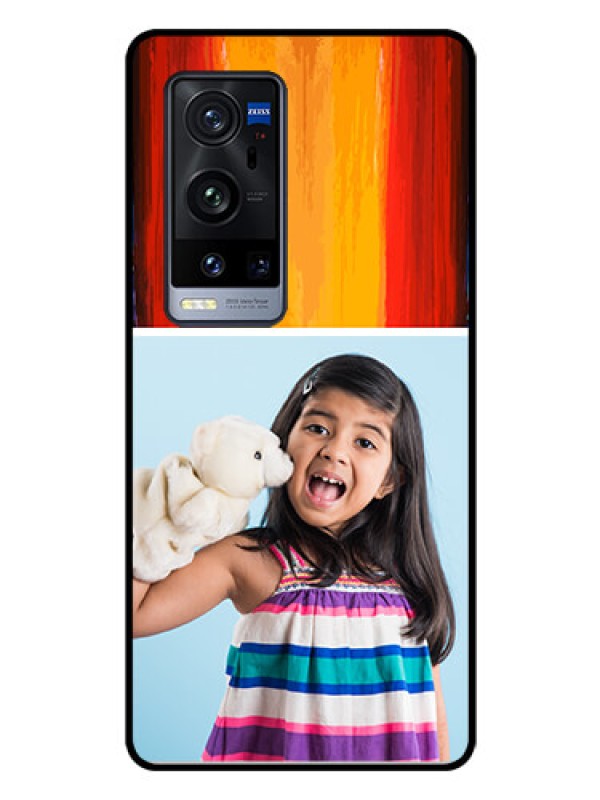 Custom Vivo X60 Pro Plus 5G Personalized Glass Phone Case - Multi Color Design