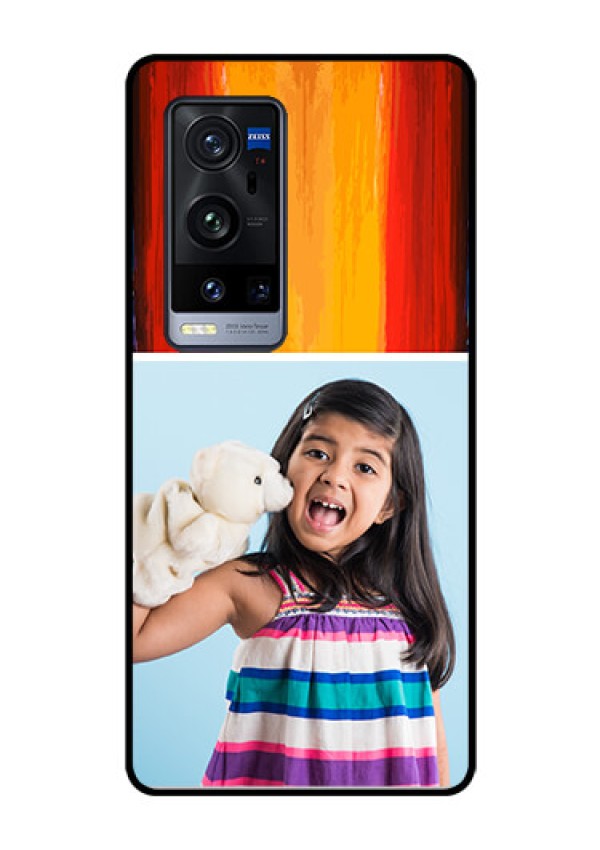 Vivo X60 Pro Plus 5G Personalized Glass Phone Case - Multi Color Design