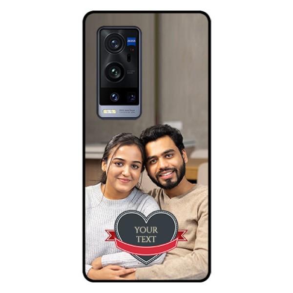 Vivo X60 Pro Plus 5G Custom Glass Phone Case - Just Married Couple Design