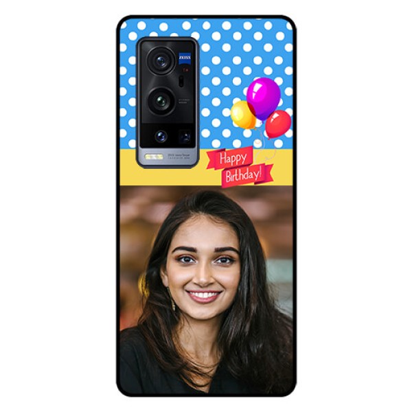 Vivo X60 Pro Plus 5G Custom Glass Mobile Case - Happy Birthday Design