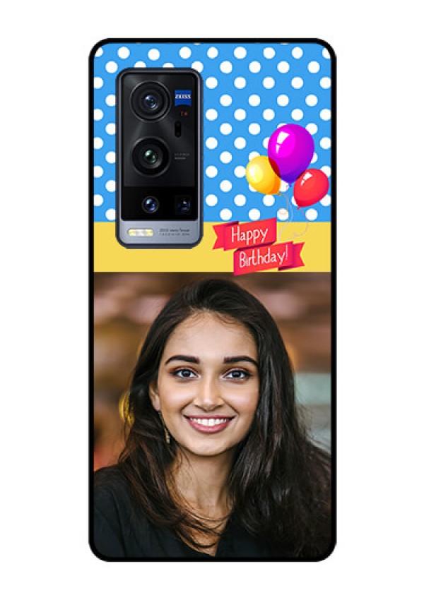 Vivo X60 Pro Plus 5G Custom Glass Mobile Case - Happy Birthday Design