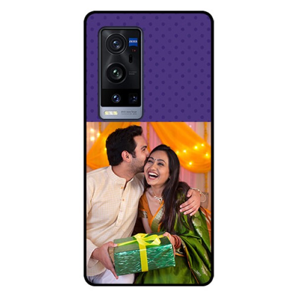 Vivo X60 Pro Plus 5G Personalized Glass Phone Case - Violet Pattern Design Vivo X60 Pro Plus 5G Personalized Glass Phone Case - Violet Pattern Design