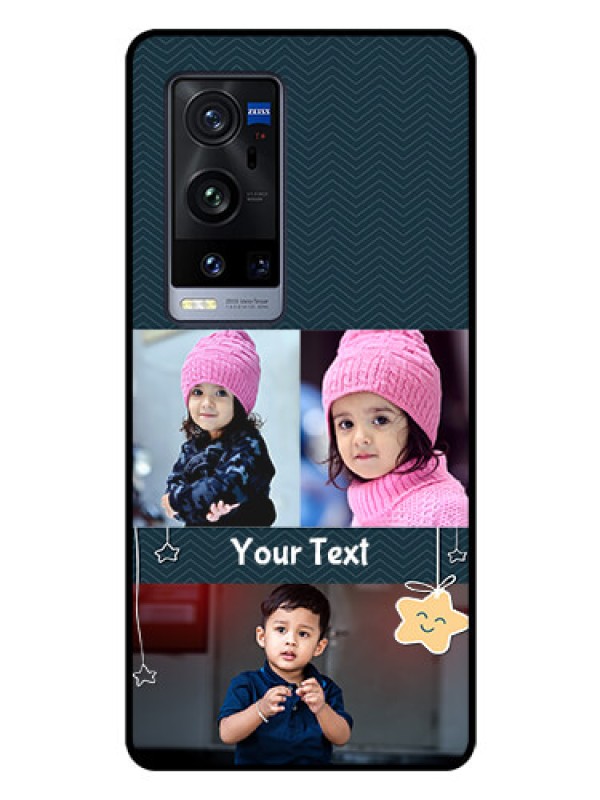 Custom Vivo X60 Pro Plus 5G Custom Glass Mobile Case - Hanging Stars Design