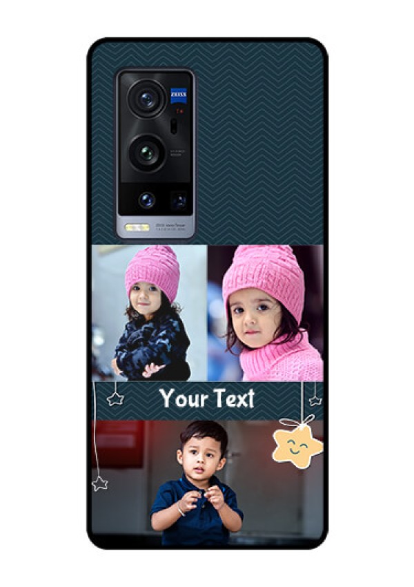Vivo X60 Pro Plus 5G Custom Glass Mobile Case - Hanging Stars Design
