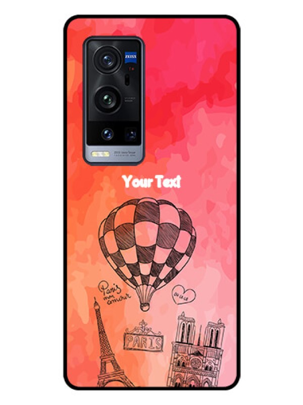 Custom Vivo X60 Pro Plus 5G Custom Glass Phone Case - Paris Theme Design