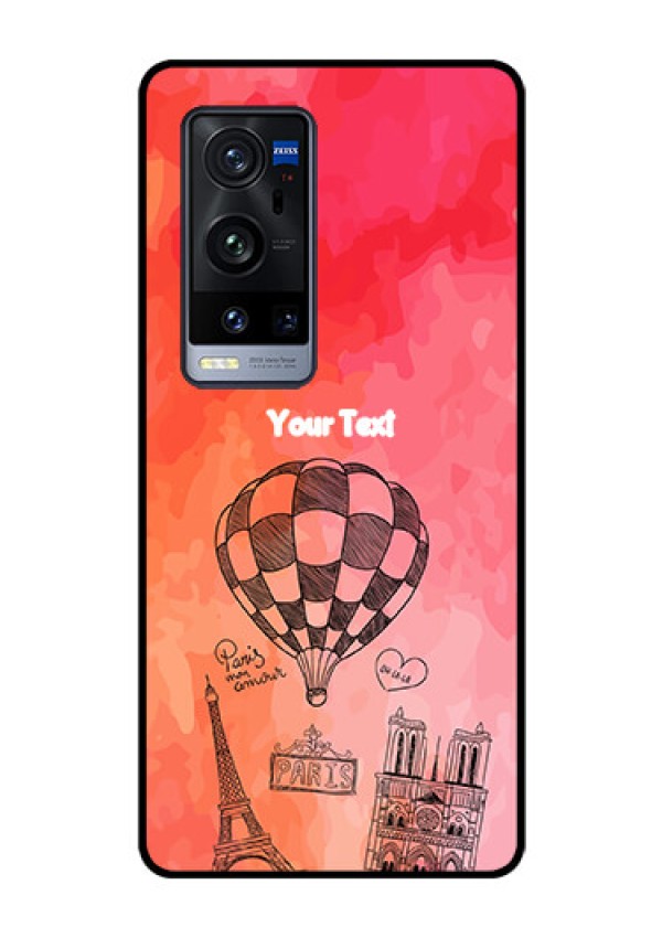Vivo X60 Pro Plus 5G Custom Glass Phone Case - Paris Theme Design