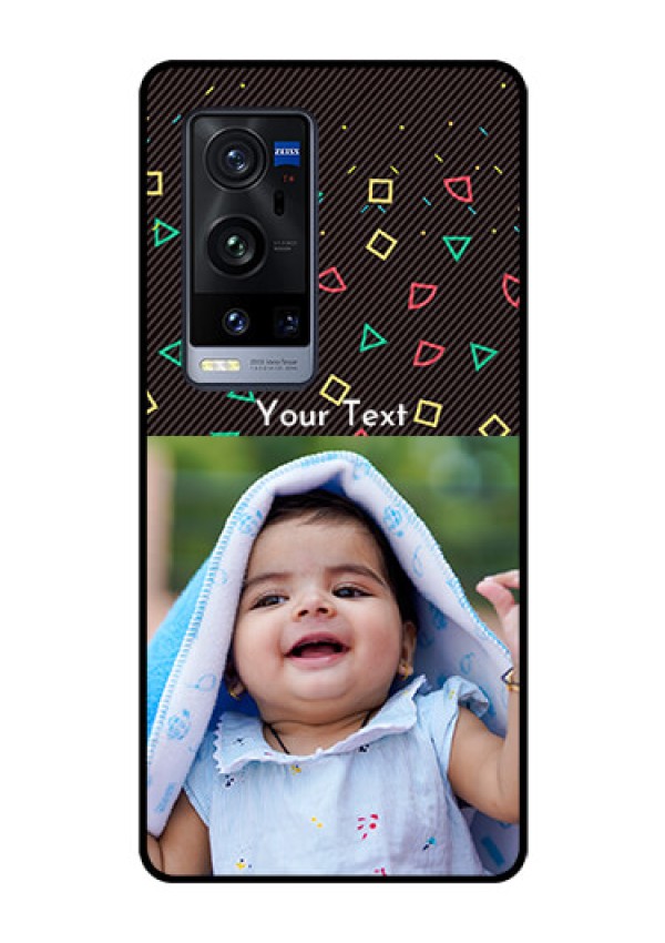 Vivo X60 Pro Plus 5G Custom Glass Phone Case - with confetti birthday design