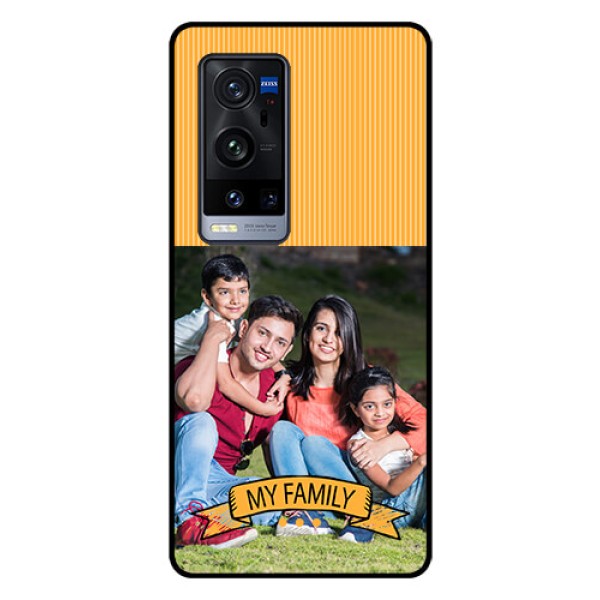 Vivo X60 Pro Plus 5G Custom Glass Phone Case - My Family Design