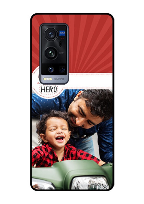 Vivo X60 Pro Plus 5G Photo Printing on Glass Case - My Dad Hero Design