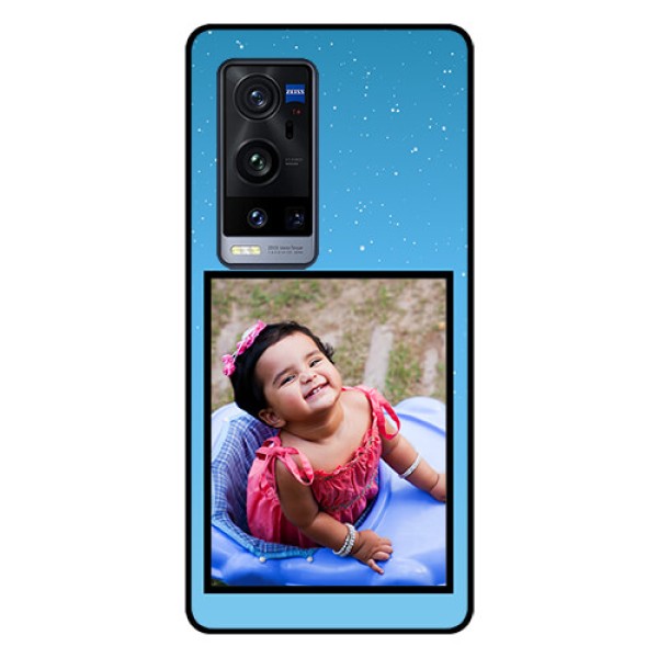Vivo X60 Pro Plus 5G Custom Glass Mobile Case - Wave Pattern Colorful Design