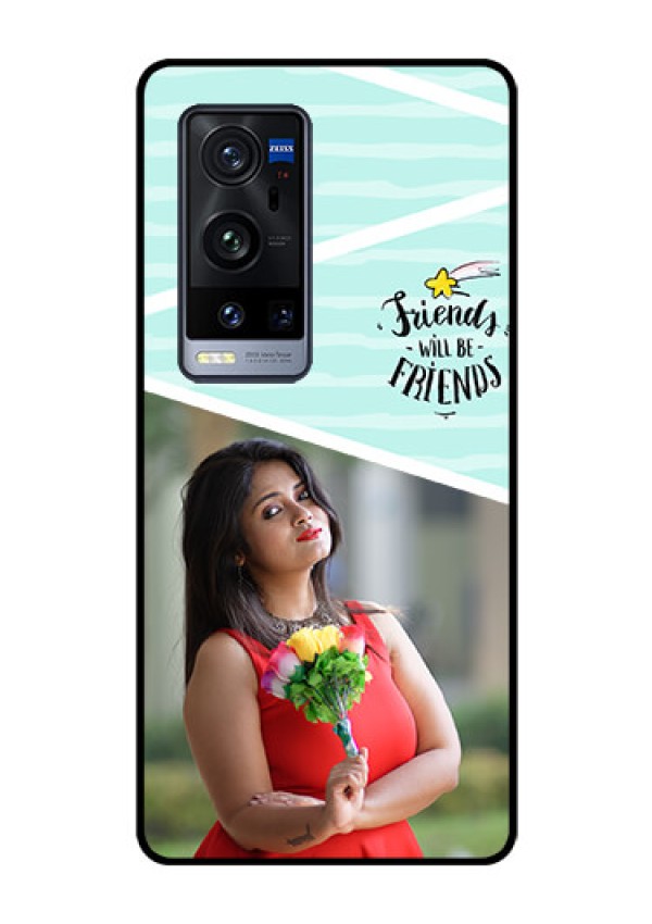 Vivo X60 Pro Plus 5G Custom Glass Phone Case - Friends Picture Icon Design