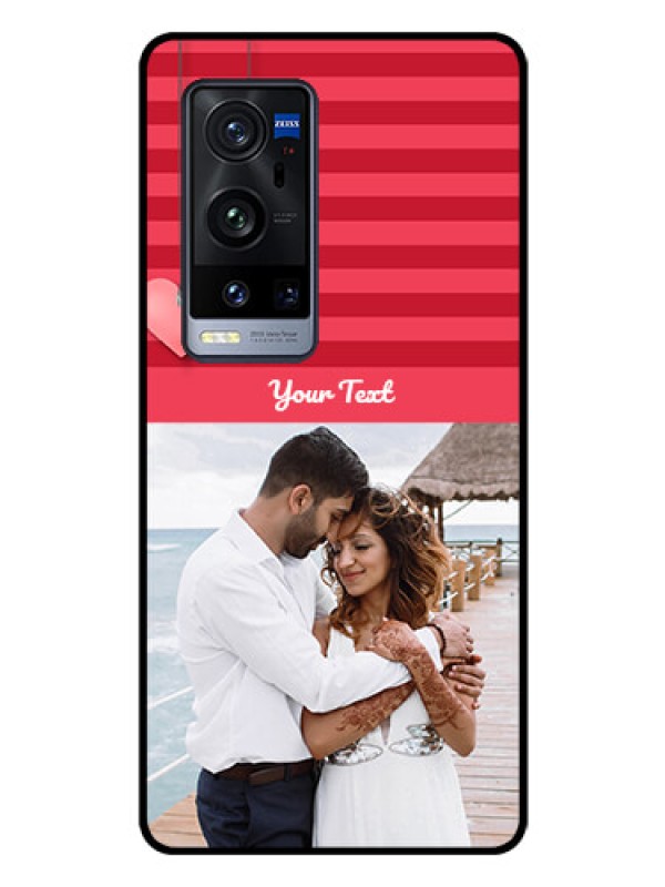 Custom Vivo X60 Pro Plus 5G Custom Glass Phone Case - Valentines Day Design