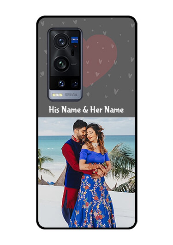 Vivo X60 Pro Plus 5G Custom Glass Mobile Case - Buy Love Design with Photo Online