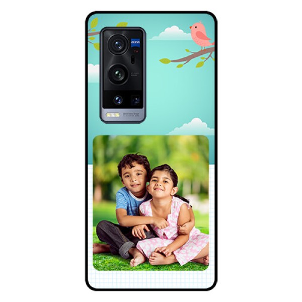 Vivo X60 Pro Plus 5G Photo Printing on Glass Case - Doodle love Design