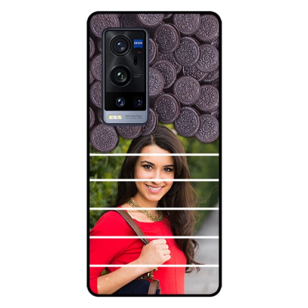 Vivo X60 Pro Plus 5G Custom Glass Phone Case - with Oreo Biscuit Design