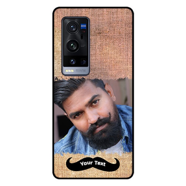 Vivo X60 Pro Plus 5G Personalized Glass Phone Case - with Texture Design
