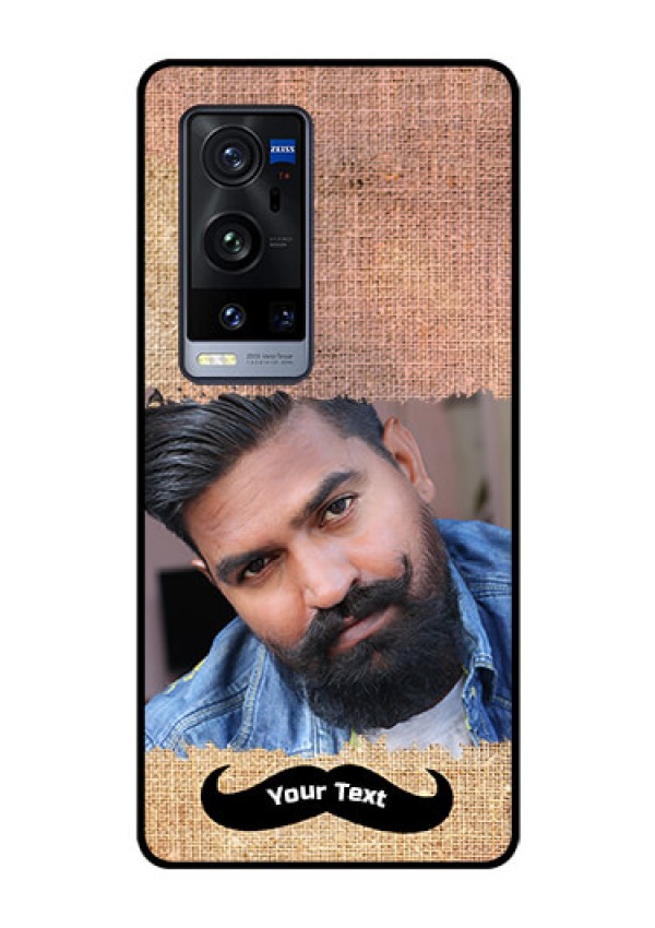 Vivo X60 Pro Plus 5G Personalized Glass Phone Case - with Texture Design
