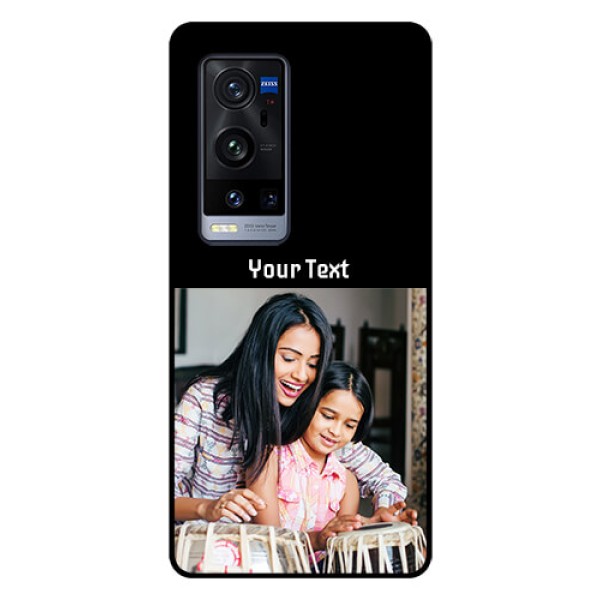 Vivo X60 Pro Plus 5G Photo with Name on Glass Phone Case