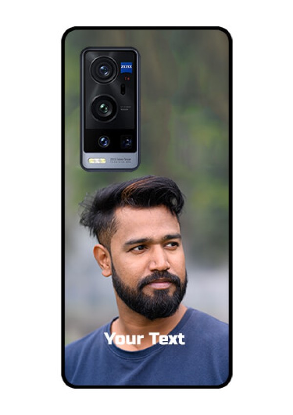 Vivo X60 Pro Plus 5G Glass Mobile Cover: Photo with Text