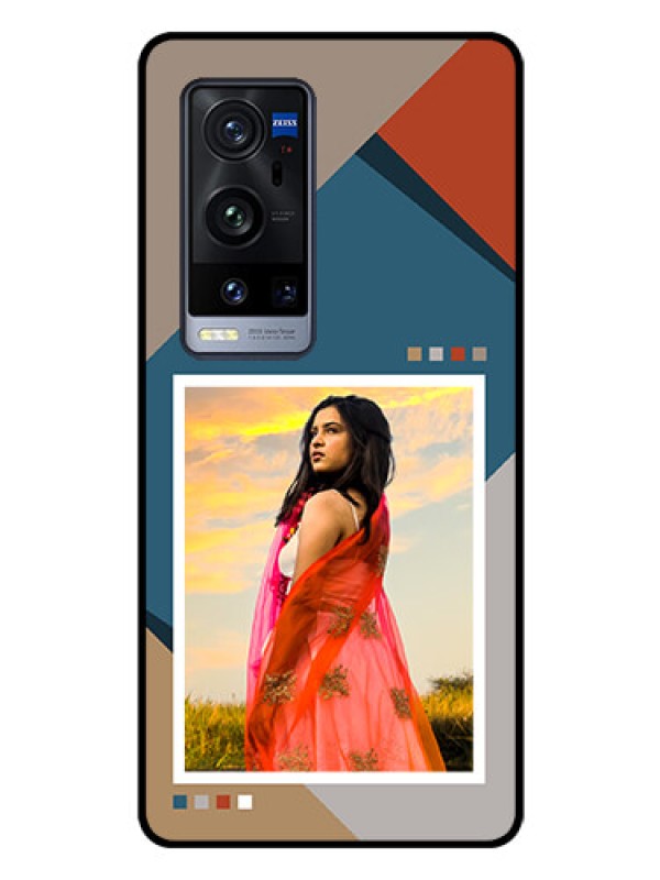 Custom Vivo X60 Pro Plus 5G Personalized Glass Phone Case - Retro color pallet Design