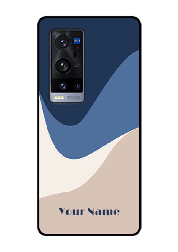 Vivo X60 Pro Plus 5G Custom Glass Phone Case - Abstract Drip Art Design