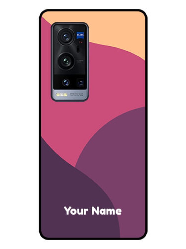 Custom Vivo X60 Pro Plus 5G Custom Glass Phone Case - Mixed Multi-colour abstract art Design