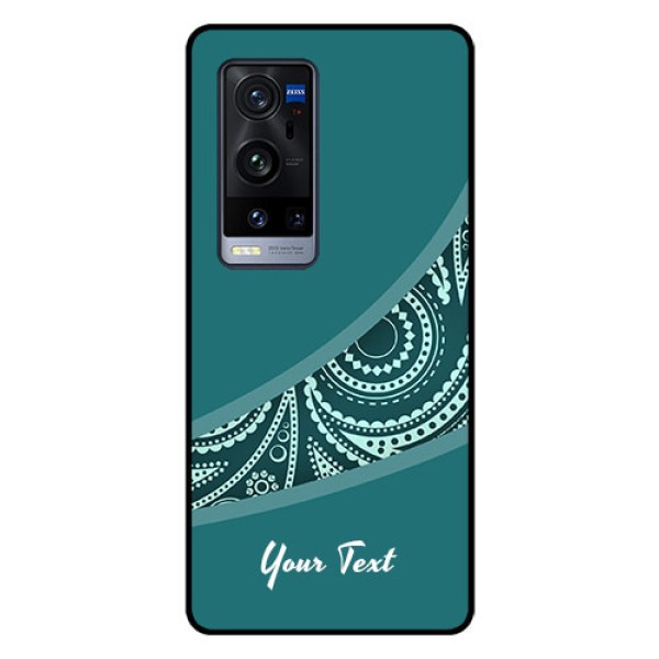 Vivo X60 Pro Plus 5G Photo Printing on Glass Case - semi visible floral Design Vivo X60 Pro Plus 5G Photo Printing on Glass Case - semi visible floral Design