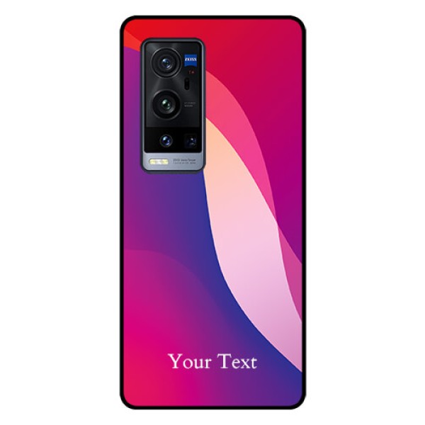 Vivo X60 Pro Plus 5G Personalized Glass Phone Case - Digital abstract Overlap Design Vivo X60 Pro Plus 5G Personalized Glass Phone Case - Digital abstract Overlap Design