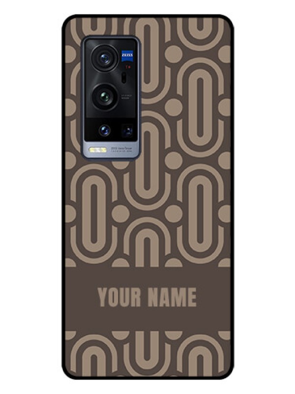 Custom Vivo X60 Pro Plus 5G Custom Glass Phone Case - Captivating Zero Pattern Design
