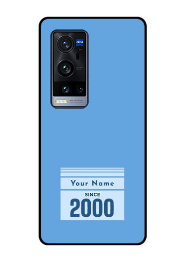 Vivo X60 Pro Plus 5G Custom Glass Mobile Case - Custom Year of birth Design